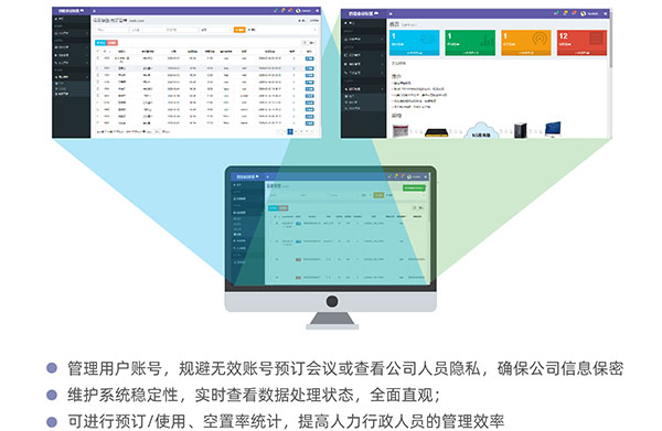 智能會議室預(yù)訂系統(tǒng)后臺